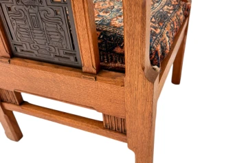 Arts & Crafts Art Nouveau Armchair by Carel Adolph Lion Cachet, 1900s